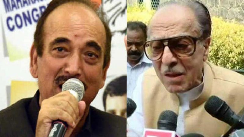Ghulam Nabi Azad, Saifuddin Soz booked to make seditious' statements for Army