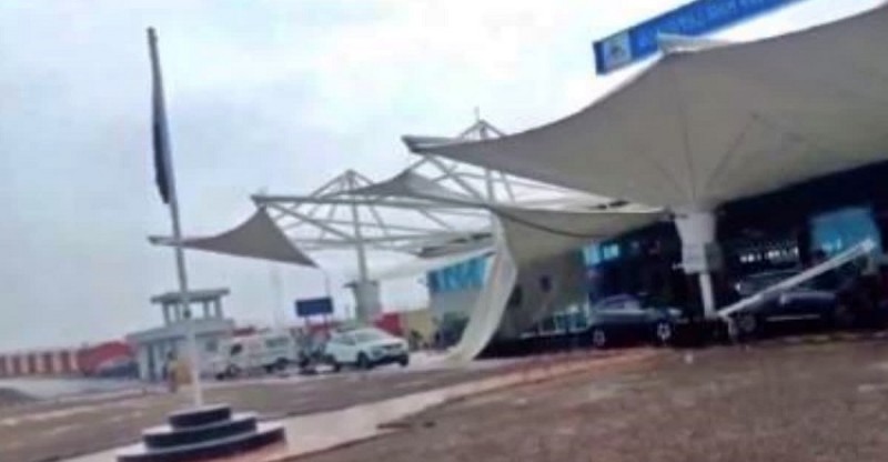 Canopy Collapses at Rajkot Airport Amid Heavy Rainfall