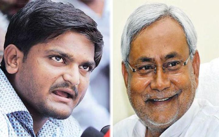 Hardik Patel parted his ways from Bihar’s Chief Minister Nitish Kumar