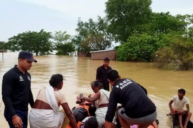 Assam Flood: 9 District And 3,800 People Affected