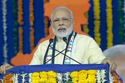 Prime Minister Narendra Modi called for more attention on Divyang people in addressing in Rajkot