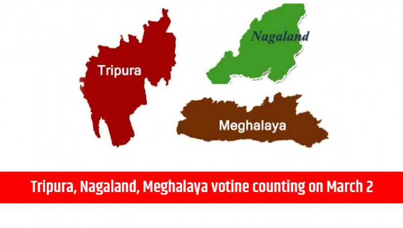 Tripura, Nagaland, Meghalaya vote counting on March 2