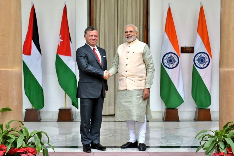 Jordan King India Visit – Bilateral talks underway to strengthen ties