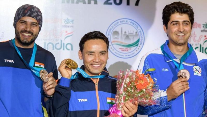 Jitu Rai won gold and Amanpreet stands with silver medal in 'ISSF World Cup'