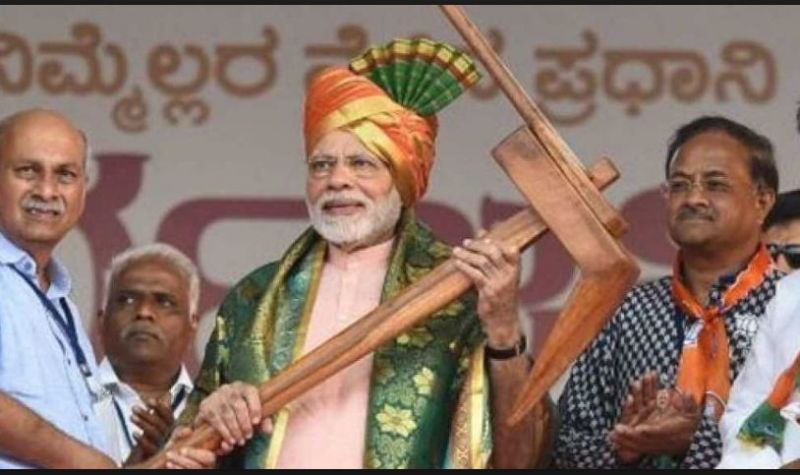 PM Modi address mega rallies in Karnataka, unveil multiple projects