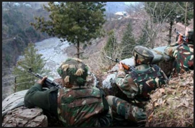 Pakistan again starts ceasefire violation across LoC