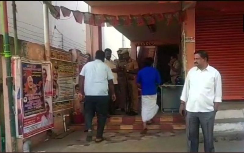 TamilNadu: A petrol bomb was hurled at BJP office earlier today in Coimbatore
