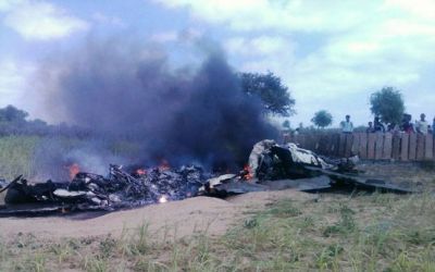 Indian Airforce' s MiG-21 crashes in Rajasthan's Bikaner, pilot ejects