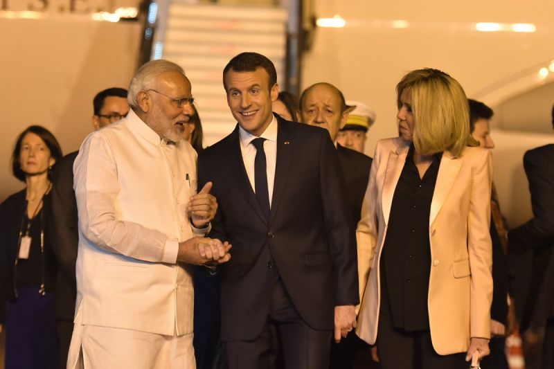PM Modi and French President Emmanuel Macron to hold delegation level talks