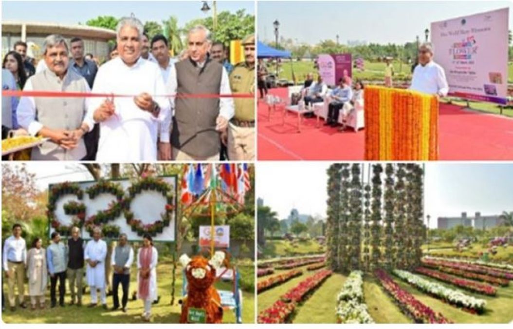 G20 Two-day-Flower Festival begins in Delhi's Connaught Place