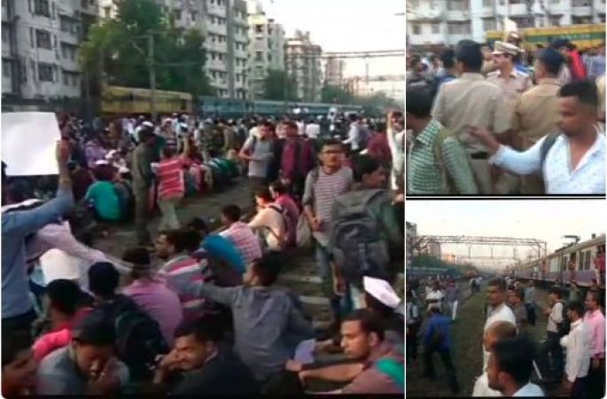 Mumbai: Railway traffic affects due to student agitation