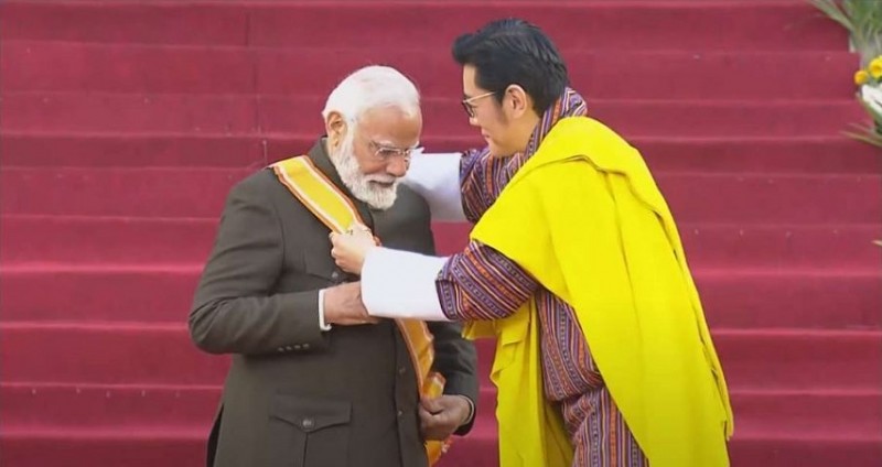 PM Modi Makes History with Bhutan's Highest Civilian Honor