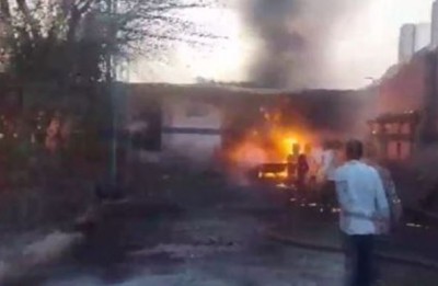 जयपुर के बस्सी में अवैध केमिकल फैक्ट्री में भीषण आग, 5 लोगों की दुखद मौत