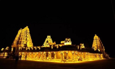 केसीआर के पुनर्निर्मित यदाद्री मंदिर के उद्घाटन समारोह में शामिल होने की संभावना