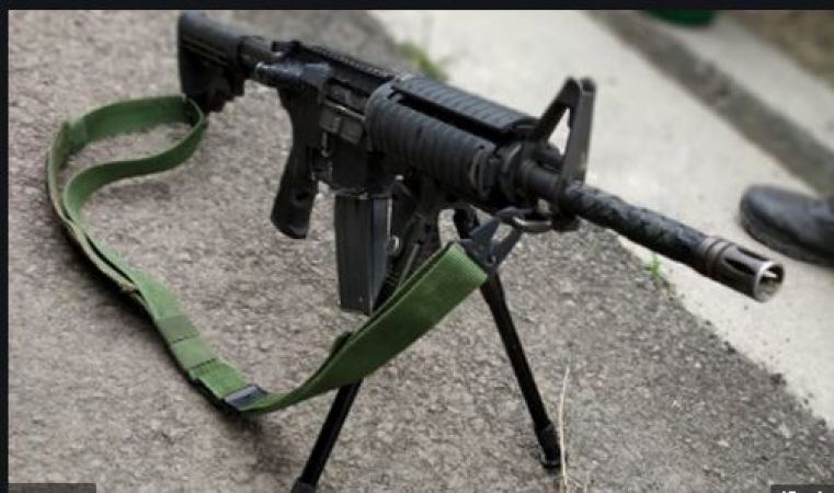An American M4 sniper rifle recovered in three encounters in J&K