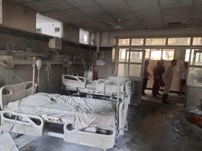 सफदरजंग अस्पताल के आईसीयू वार्ड में लगी आग, लोगों में मचा कोहराम
