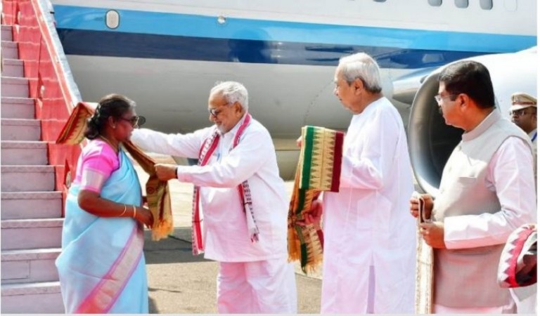 President Murmu arrives in Odisha on a 3-day visit