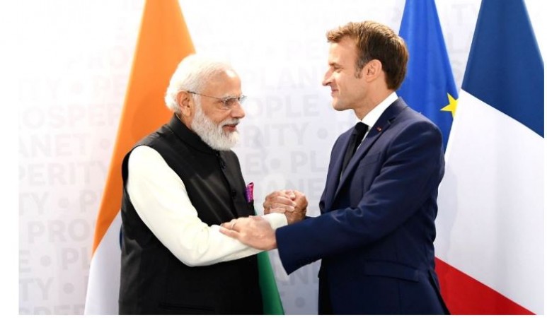 PM Modi meets French President Macron, discusses  Ukraine-Afghanistan situation