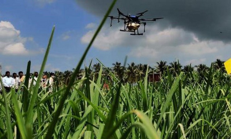 Andhra CM announces  drone technology for farming