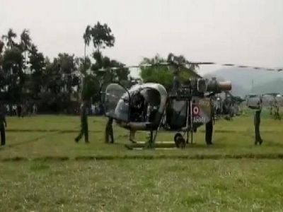 Army chopper makes an emergency landing in Assam's Nagaon