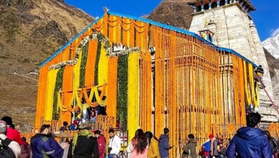 Kedarnath Temple Gears Up with 40 Quintals of Flowers for Char Dham Yatra Opening