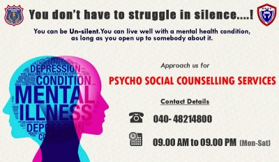 Amid Pandemic, Rachakonda Police launched psychosocial counselling services for people