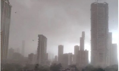 मुंबई में सीजन की पहली बारिश,  धूलभरी आंधी के साथ झमाझम बरसा पानी