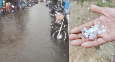 Heavy Rain and Hailstorm Hit Multiple Madhya Pradesh Districts, Expected to Continue for 5 Days