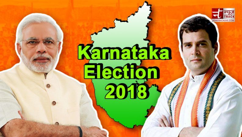 K'taka  election results live :EC trends shows BJP leading on 106 seats, Congress 76