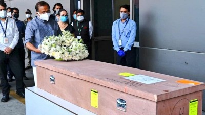Mortal remains of Kerala's Soumya Santhosh killed in Israel attack reaches India