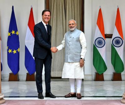 Prime Minister Narendra Modi meets PM of Netherlands Mark Rutte