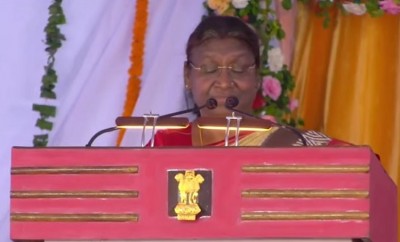 President Murmu addresses a Woman Conference at Khunti