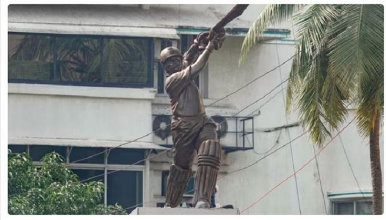 Sachin Tendulkar's statue unveiled Today at Wankhede Stadium