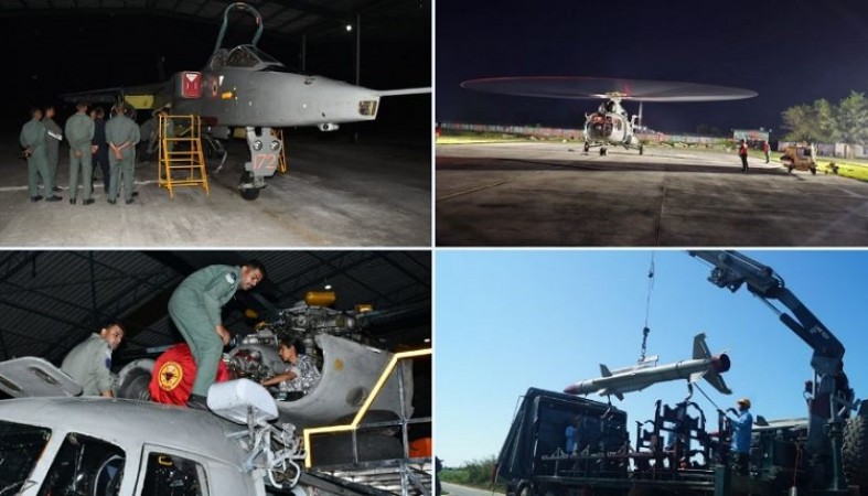 Indian Air Force Operational Activities in Exercise Poorvi Akash