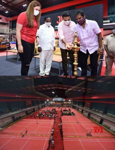 Minister KT Rama Rao jwala gutta badminton academy of excellence started