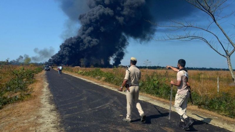 Assam: India's longest fire has been blazing continuously for 150 days