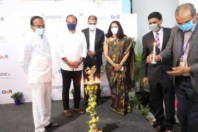 Health Minister Inaugurates Mapmygenome COVID Testing Lab at GMR Hyd Airport