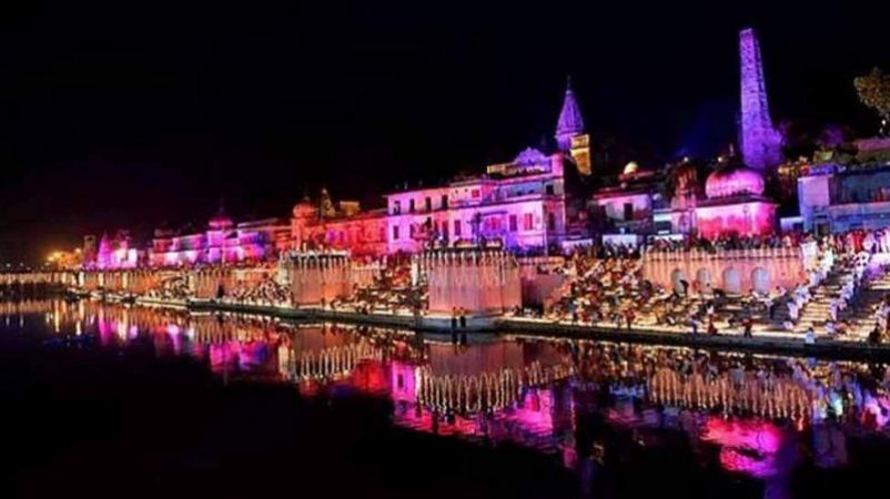 Diwali New World Record to set  in Ayodhya today with light of 3.35 lakh lamps
