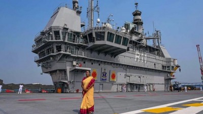 President Murmu To Board Aircraft Carrier INS Vikrant Today: Know All About India's First Indigenous