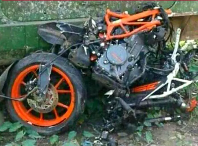 Young man was driving bike at high speed, girl died
