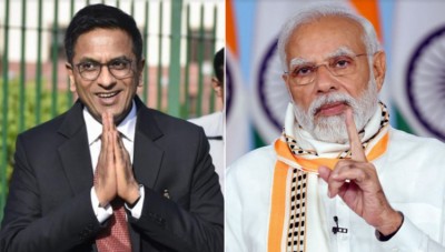 PM Modi greets Chief Justice DY Chandrachud on taking charge