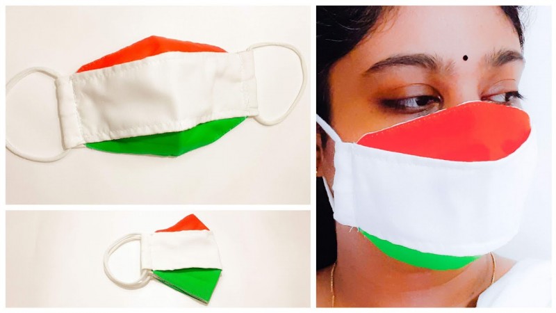 Tri-colour mask to inculcate Nationalistic feelings among students, Arunachal Pradesh