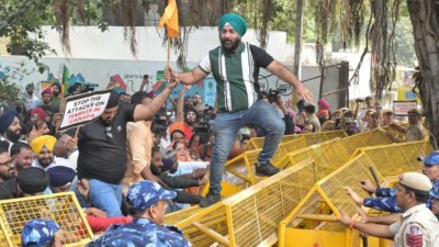 Security Heightend at Canada High Commission Amid Sikh Protest Over Temple Attack in Canada