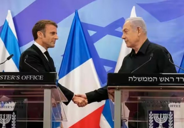 Gaza Ceasefire Urged by Macron: Netanyahu Responds to French President's Appeal