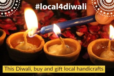 #Local4Diwali campaign by the Ministry of Textiles to buy and gift Indian handicrafts