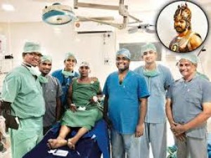 Andhra Pradesh: Doctor brain surgery shows the patient with a TV show