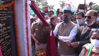 Uttarakhand CM inaugurates 3-lane pedestrian bridge on river Ganga