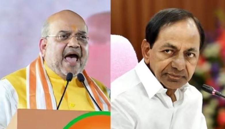 Amit Shah Accuses KCR of Corruption and Nepotism in Telangana