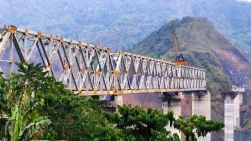 Noney Bridge: Pioneering the World's Tallest Railway Pier Bridge in Manipur