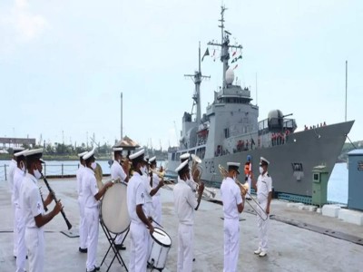 The Navy of Bangladesh Navy Ship, on a visit to Visakhapatnam (INS)